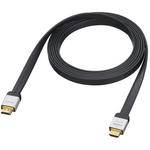 Sony Flat High Speed HDMI Cable - 6' (Black)
