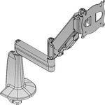Chief KCE110  Extreme Tilt Height-Adjustable Dual Arm Desk Mount (Black)