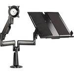 Chief KGL220 Height-Adjustable Monitor/Laptop Dual Arm Desk Mount (Black)