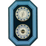 Konus Double Wall Thermometer and Barometer (Blue)