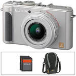 Panasonic C�mera Digital Lumix DMC-LX3 (Prata) com Kit B�sico de Acess�rios
