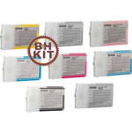 Epson Matte Black Ink Cartridge Set (8 Cartridges - 110ml) for Epson Stylus Pro 4880 Printers 