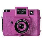 Holga 178-120  Holgawood Medium Format 120N Camera with Built-in Lens (Pretty in Pink)
