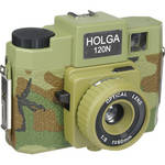 Holga 188-120  Holgawood Medium Format 120N Camera with Built-in Lens (Commando)
