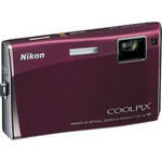 Nikon Coolpix S60 Digital Camera (Burgundy)