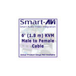 Smart-AVI Cabo KVM Macho para F�mea de 6 p�s (1,8 m)
