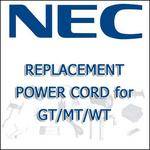 NEC REPLACEMENT POWER CORD f/GT/MT/WT