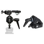 Manfrotto by Bogen Imaging 155 Double Ball Joint Head with Camera Platform & 035 Super Clamp