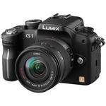 Panasonic Lumix DMC-G1 SLR-Style Digital Camera (Black) with 14-45mm Lens