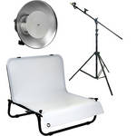 Impact One Light Boom Desktop Studio Kit 
