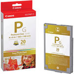 Canon E-P20G Ribbon/ Paper Set    20 Sheets / Gold Ink
