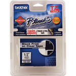 Brother TZ131 1/2" Black on Clear Laminated Tape (26.2')