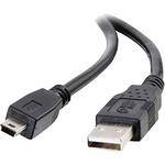 CablesToGo 6.6' (2 m)  USB 2.0 A/mini-B Cable (Black)