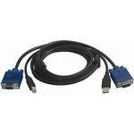 CablesToGo Trulink 4-Port VGA/USB and PS/2 KVM Switch with Cables