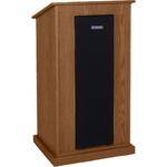 AmpliVox Sound Systems SSG470 - WA  Riverwoods Chancellor Lectern (Walnut)