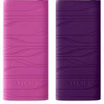 Belkin F8Z380 Textured Silicone Sleeve, 2-Pack (Pink and Purple)