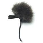 K-Tek KTFLTB - Fuzzy Topper Windscreen for Lavalier Microphones (Black)