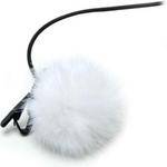 K-Tek KTFLTW - Fuzzy Topper Windscreen for Lavalier Microphones (White )