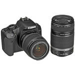 Canon EOS Rebel XSi (a.k.a. 450D) SLR Digital Camera Kit (Black) with 18-55mm IS Lens & 55-250mm IS Lens 