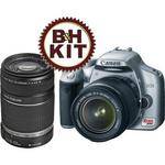 Canon EOS Rebel XSi (a.k.a. 450D) SLR Digital Camera Kit (Silver) with 18-55mm IS Lens & 55-250mm IS Lens