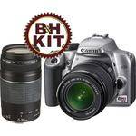 Canon EOS Rebel XS (a.k.a. 1000D) SLR Digital Camera Kit (Silver) with 18-55mm IS Lens & 75-300mm III Lens