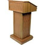 AmpliVox Sound Systems SN3020 Non-Sound Victoria Lectern (Natural Oak)