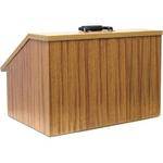 AmpliVox Sound Systems EZ Speak Non-Sound Folding Lectern (Medium Oak)