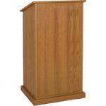 AmpliVox Sound Systems Chancellor Lectern without Sound (Medium Oak)