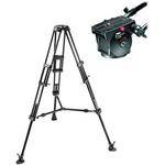 Manfrotto by Bogen Imaging 516,545BK Professional Video Tripod System with 516 Head (Black)