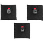 Porta Brace CS-B9 Stuff Sack (Black, Pack of 3)