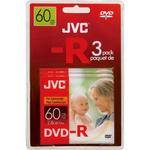 JVC VDR28N3 8.0cm Mini DVD-R Disc (Pack of 3)
