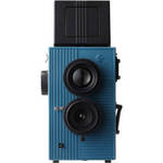 Blackbird 'blackbird, fly' Twin-Lens Reflex (TLR) 35mm Film Camera (Black & Blue)
