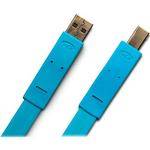 LaCie USB A to B Flat  Cable (Blue)