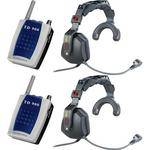 Eartec TD902 2-Person Wireless Communication System with Ultra Single Headsets