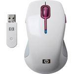 HP / Hewlett-Packard Mouse Comfort Sem Fio (Branco/Cereja)