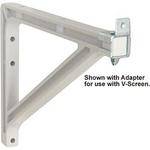 Draper 227223  Wall Bracket Extension (10-14", White) 