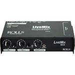 Rolls MX34b LiveMix - 2-Channel Battery-Powered Microphone Mixer