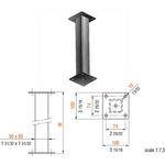 IFF Extension Bracket 25.6" (65 cm) 