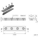 IFF Alignment Connector for Curved Rails