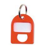 Carl Replacement Security Cabinet Key Tags, (Red)  8/PK