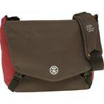 Crumpler Moderate Embarrassment Laptop Messenger Bag (Brown with Red Accents)