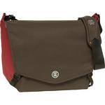 Crumpler Dreadful Embarrassment Laptop Messenger Bag (Brown with Red Accents)