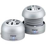 iHome iHM77SC Portable Multimedia Speakers (Silver)