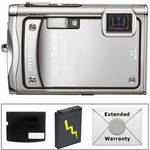 Olympus Stylus Tough-8000 Digital Camera with Deluxe Accessory Kit (Silver)