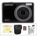 Samsung SL202 Digital Camera with Deluxe Accessory Kit (Black)