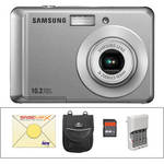 Samsung SL30 Digital Camera with Deluxe Accessory Kit (Neutral Silver)