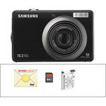 Samsung SL420 Digital Camera with Deluxe Accessory Kit (Black)
