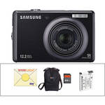 Samsung SL620 Digital Camera with Deluxe Accessory Kit (Black)