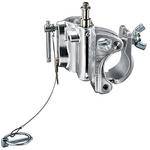 Avenger C345 Barrel Clamp with Baby Spigot, Junior Receptor (Silver)