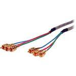 Comprehensive Plenum 3 RCA Plugs each end Component Video Cable - 50ft